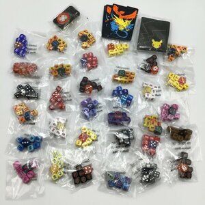 Pokemon ETB Dice Lot 32 Packs + Other Small Accessories Elite Trainer Box